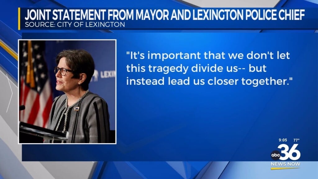 Joint Statement From Mayor Gorton And Chief Weathers