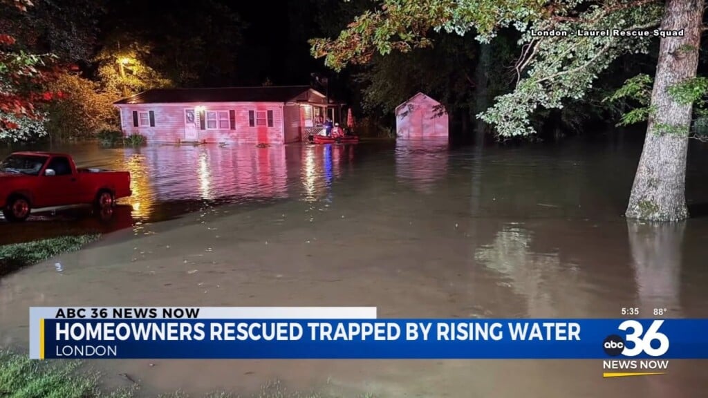 Homeowners Rescued After Being Trapped By Rising Waters