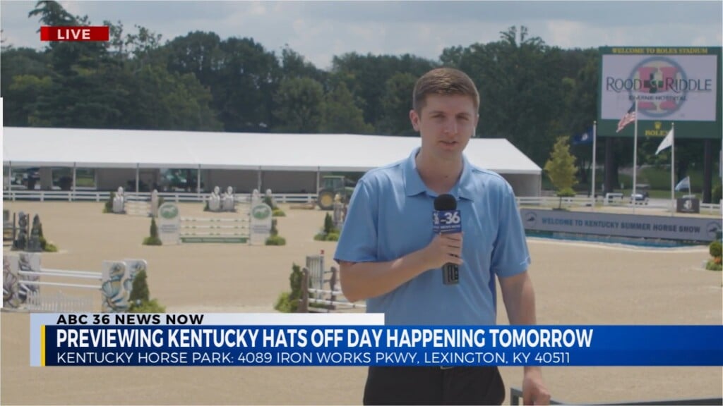 Dillon Gaudet At Kentucky Horse Park Arena For Hats Off Day Preview