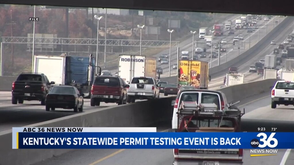 Kentucky's Statewide Permit Testing Event Is Back