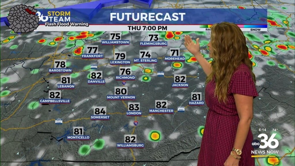 Rain/storm Chances Increase Into The Weekend