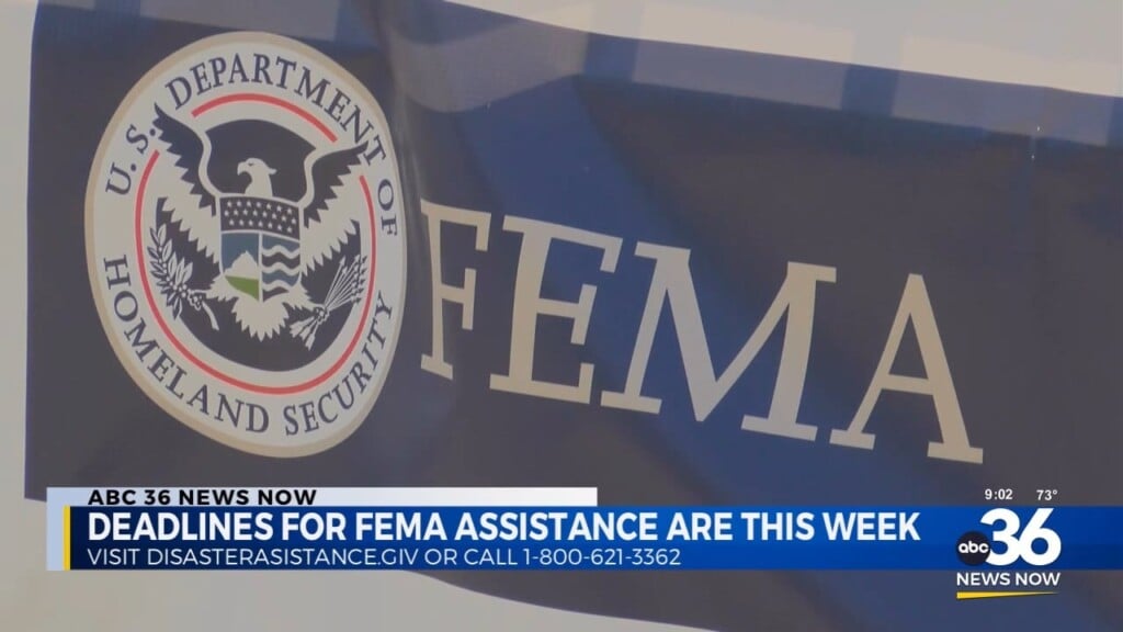 Deadlines For Fema Assistance Are This Week
