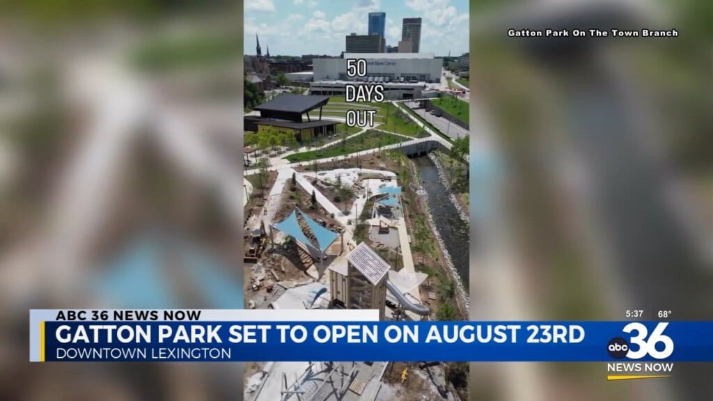 Lexington Officials Announce Opening Date Of New Downtown Park