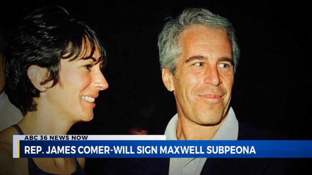 Kentucky Congressman James Comer Will Sign Ghislaine Maxwell Subpoena