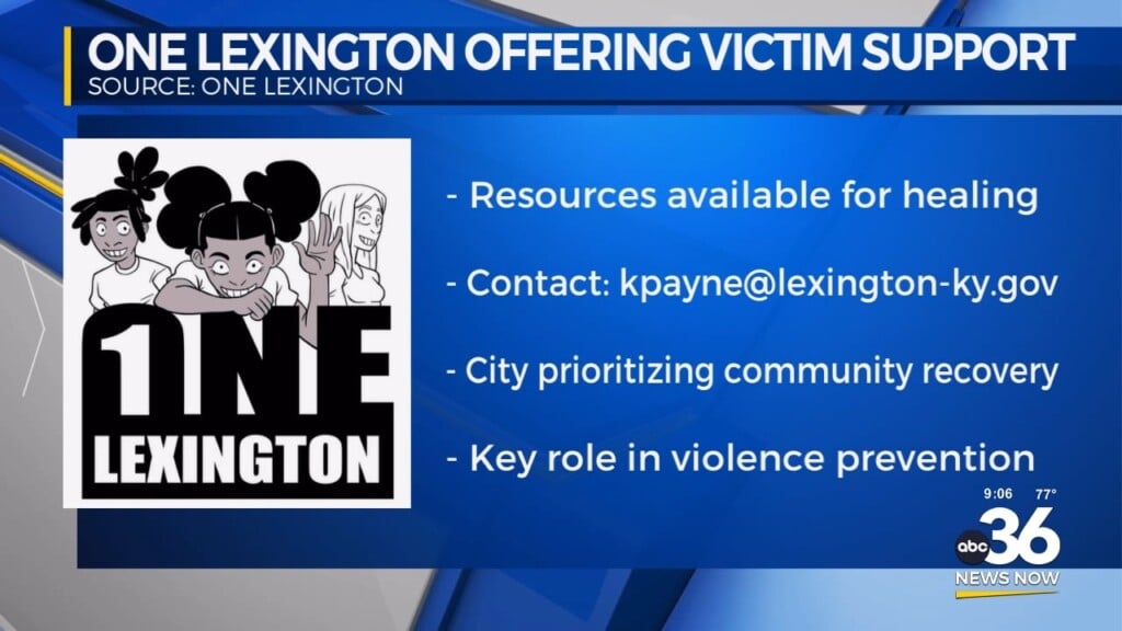One Lexington Offering Victim Support