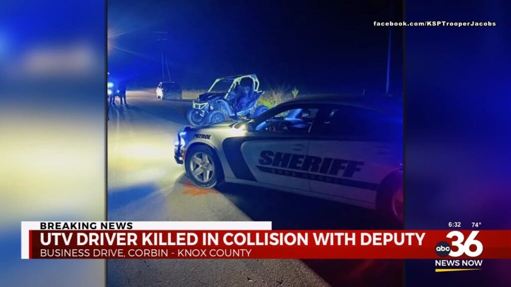 Utility Task Vehicle Death In Collision With Deputy In Knox County