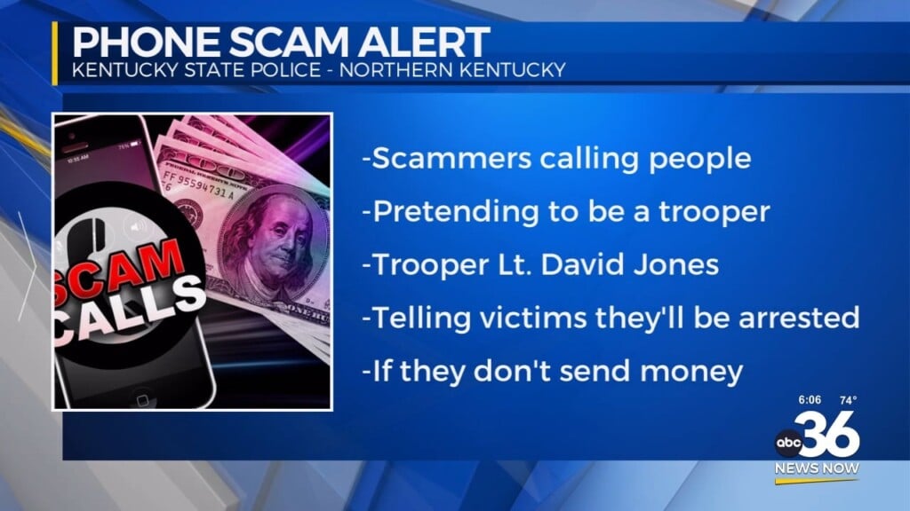 Kentucky State Police Issue Phone Scam Alert