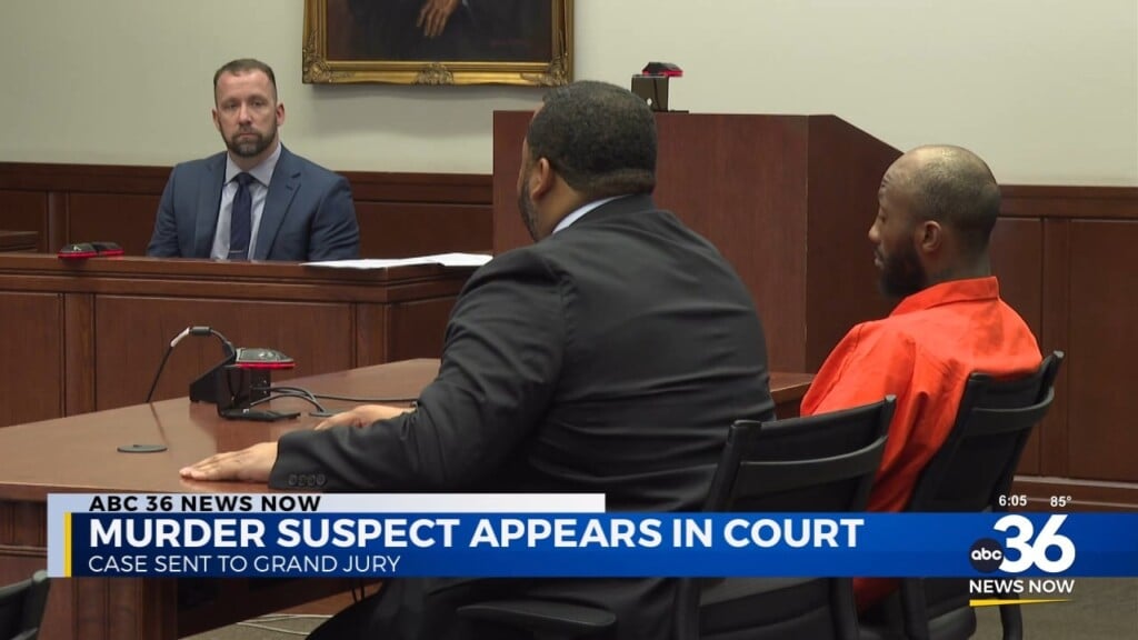 Murder Suspect Appears In Court