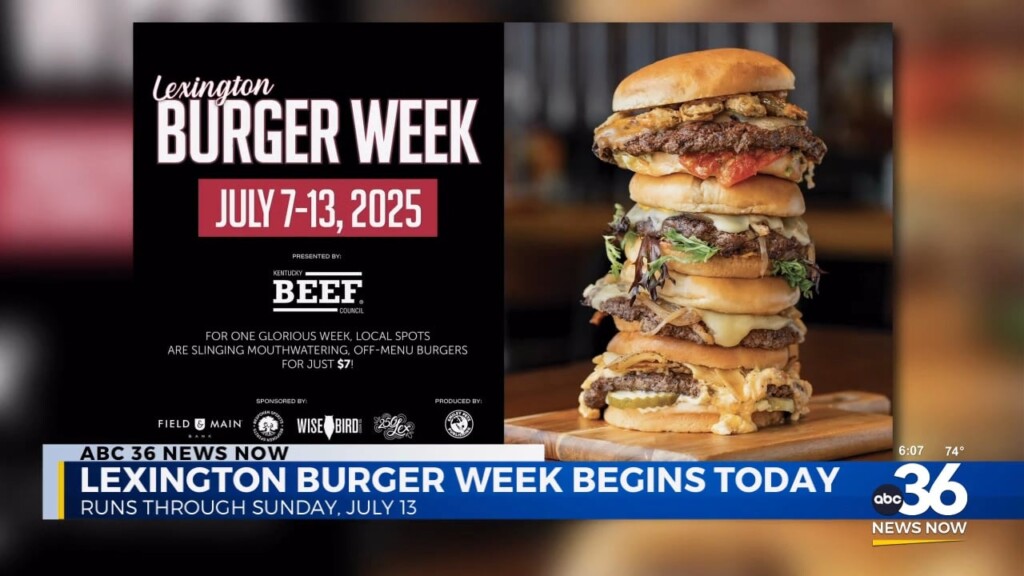 Details On Lexington Burger Week