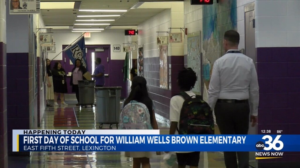 William Wells Brown Elementary Opens For First Day Of School