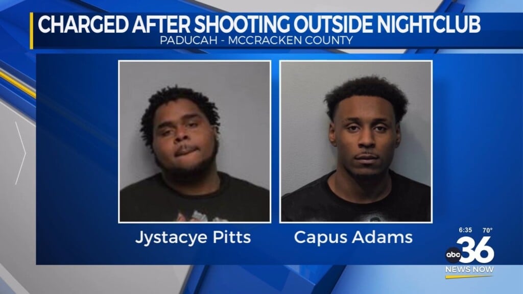 Two Men Charged In Connection To Shooting Outside A Paducah Nightclub