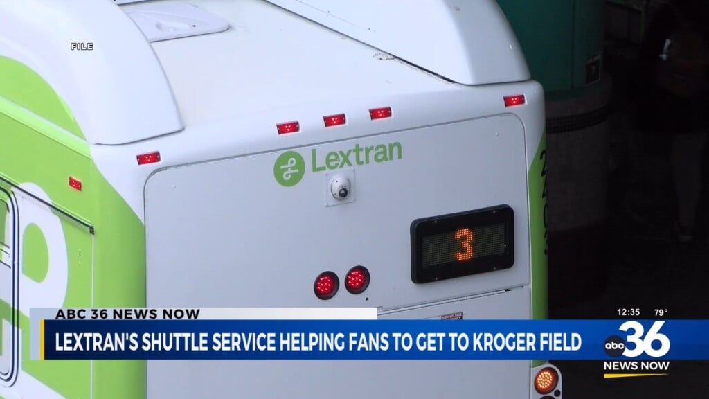 Lextran Shuttle Provides Service To Get Fans To Kroger Field