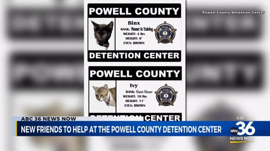 New Friends To Help At The Powell County Detention Center