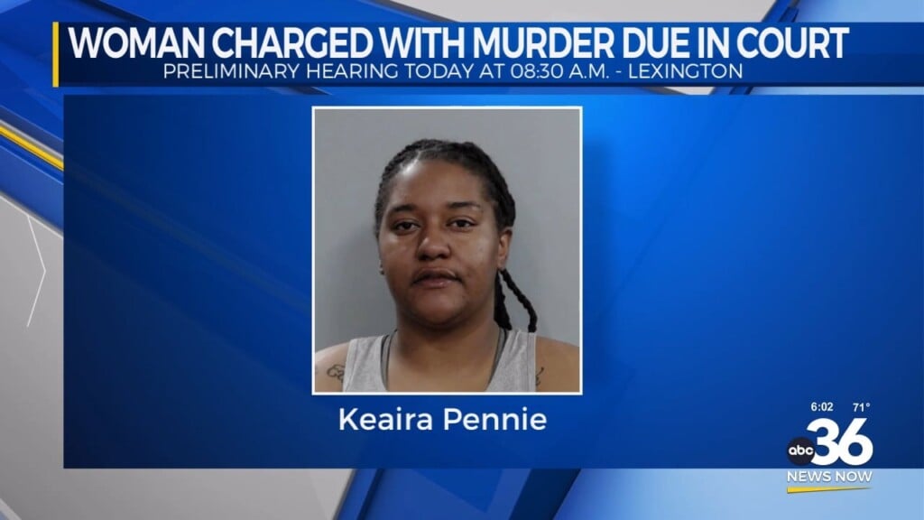 Lexington Woman Charged With Murder Due In Court
