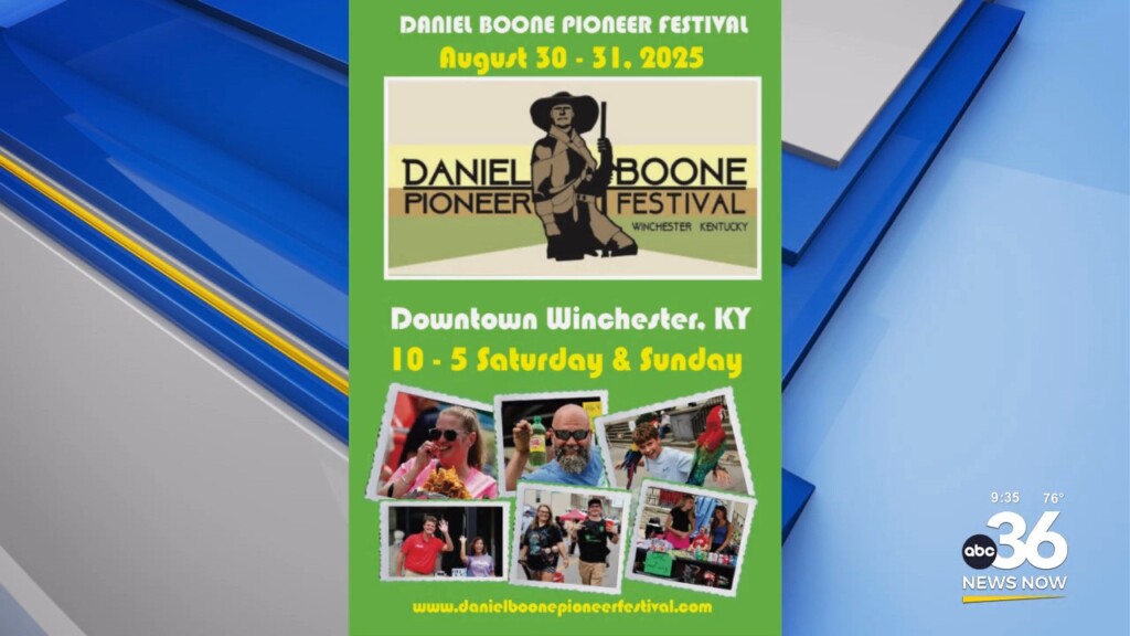 It's Almost Time For The 46th Annual Daniel Boone Pioneer Festival