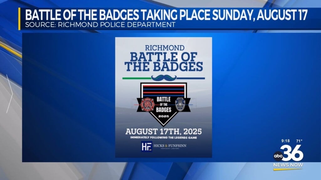 Battle Of The Badges Taking Place On Sunday, August 17th