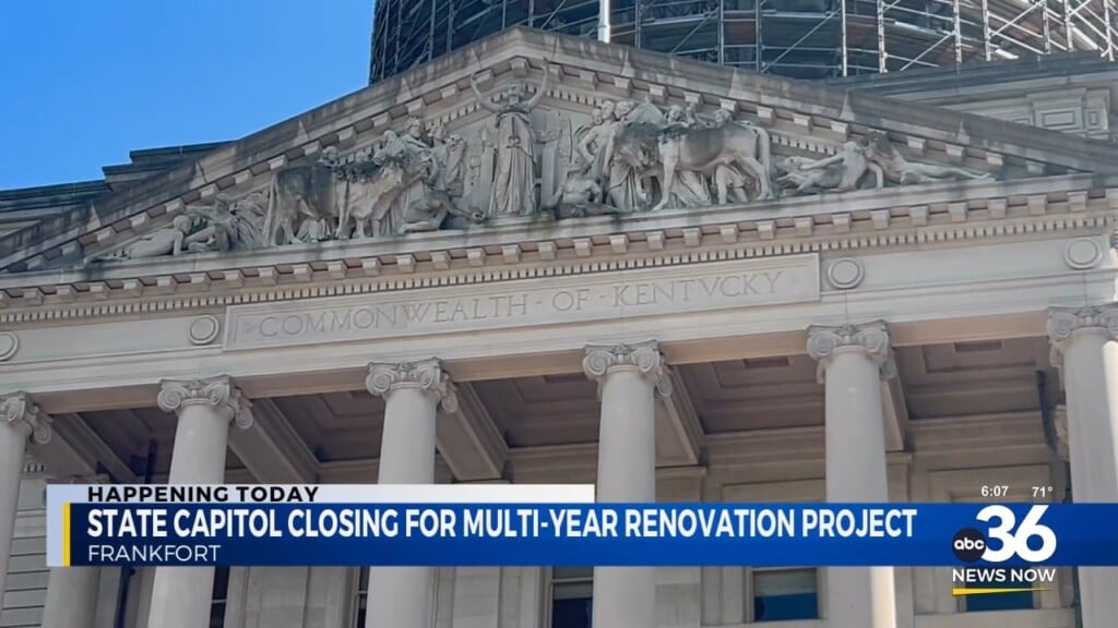 State Capitol To Close As Massive Renovation Project Begins