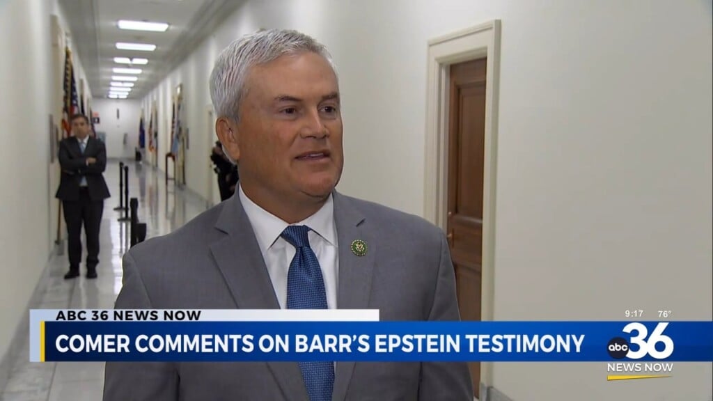 Rep. James Comer Comments On Barr's Epstein Testimony