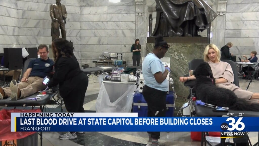 Gov. Beshear Hosting A Blood Drive At The State Capitol