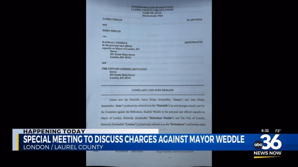 London City Council Will Hold A Special Called Meeting To Discuss Charges Against Mayor