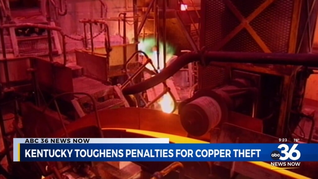 Kentucky Toughens Penalties For Copper Theft