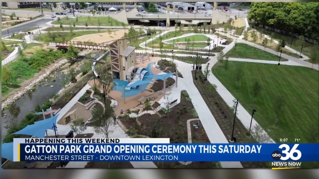 Lexington Prepares For The Grand Opening Of Gatton Park Downtown