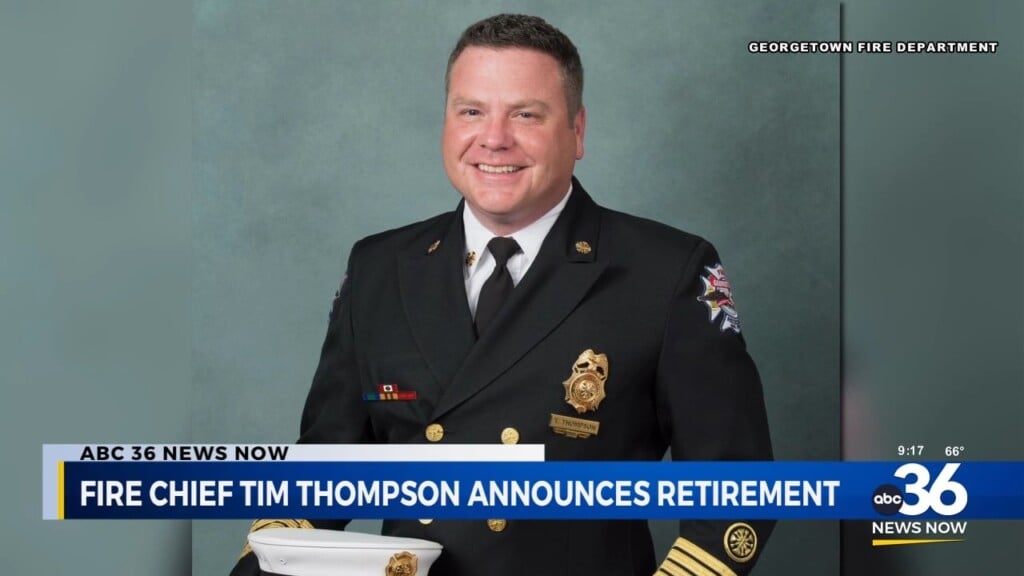 Fire Chief Tim Thompson Announces Retirement