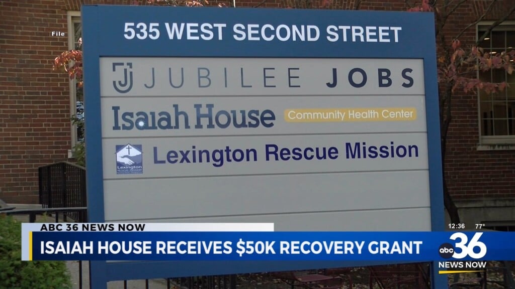 Isaiah House Receives Recovery Grant