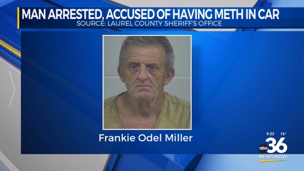 Man Arrested After Being Accused Of Having Meth In Car