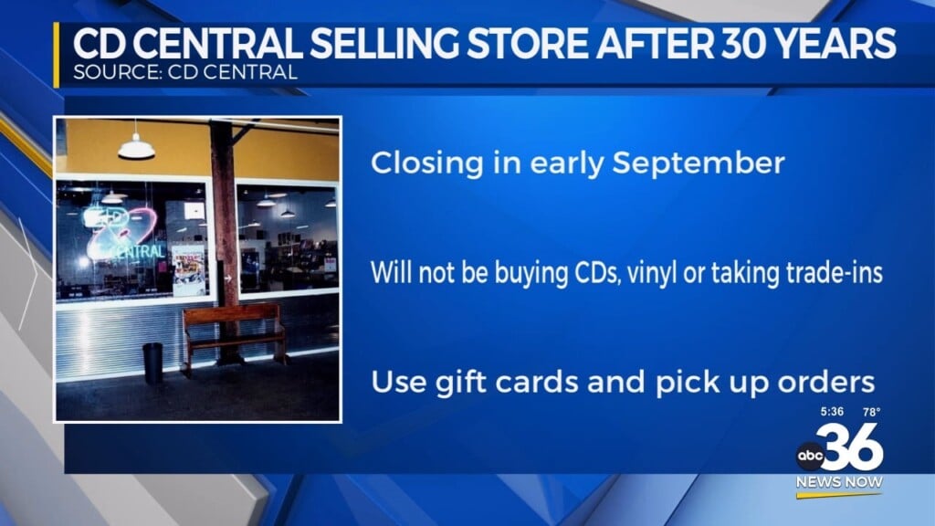 Cd Central Selling Store After 30 Years In Business