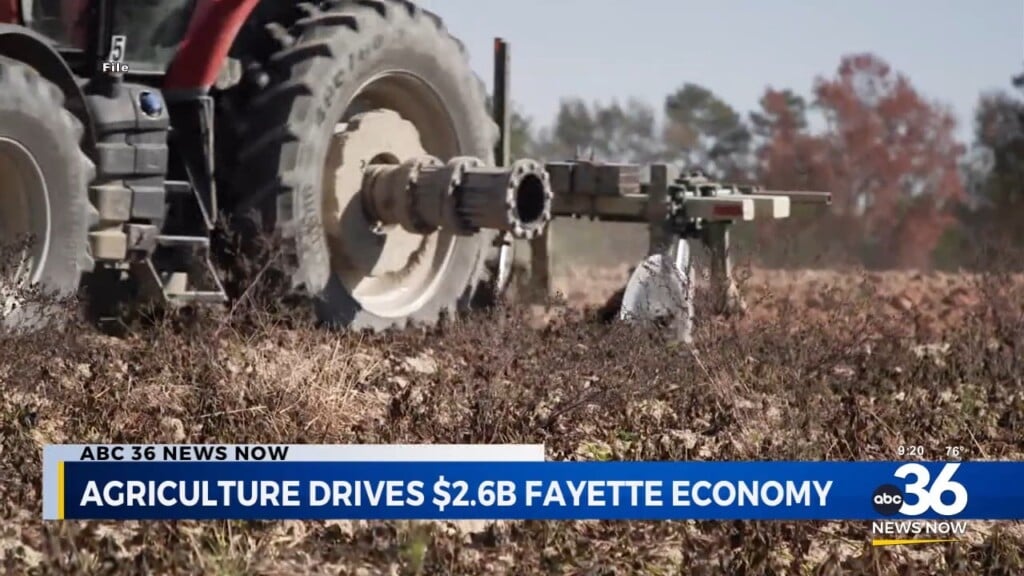 Agriculture Drives $2.6 Billion Fayette Economy