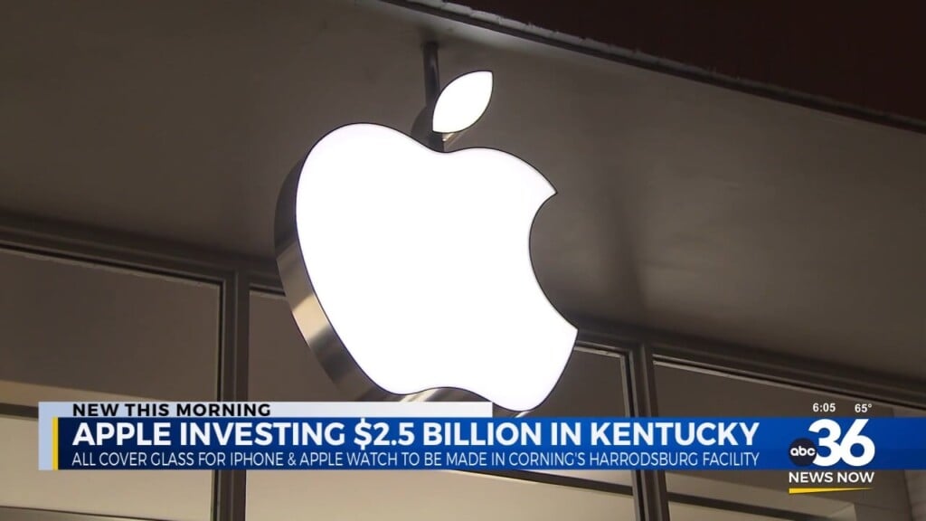 Apple Makes $2.5 Billion Investment In Kentucky