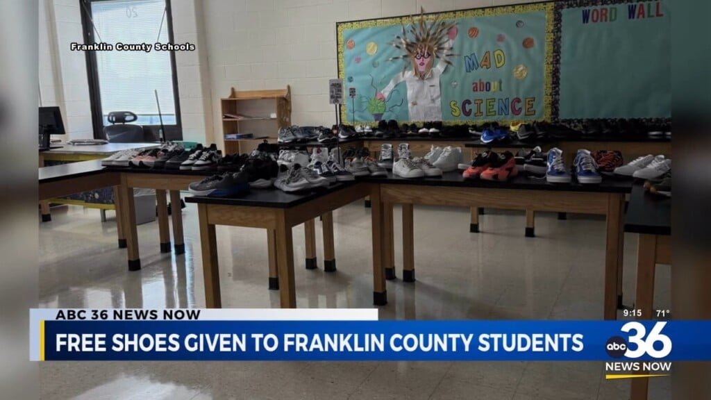 Free Shoes Given To Franklin County Students