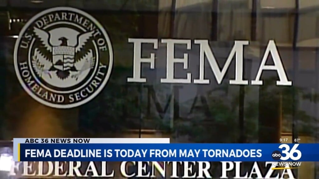 Fema Deadline For May's Tornadoes Is Today