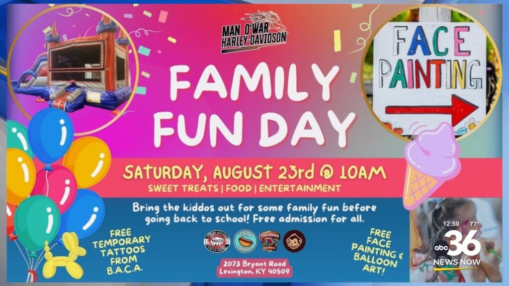 Man O War Harley Davidson Hosts Family Fun Day And Bikes, Bourbon And Bluegrass