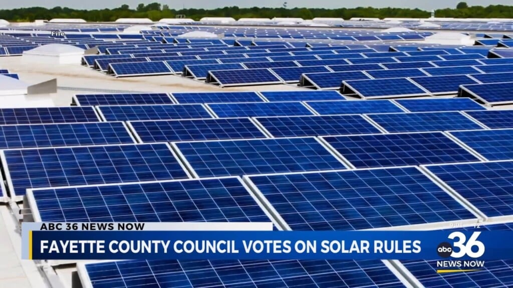 Fayette County Council Votes On Solar Rules