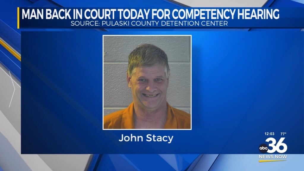 Man Back In Court For Competency Hearing