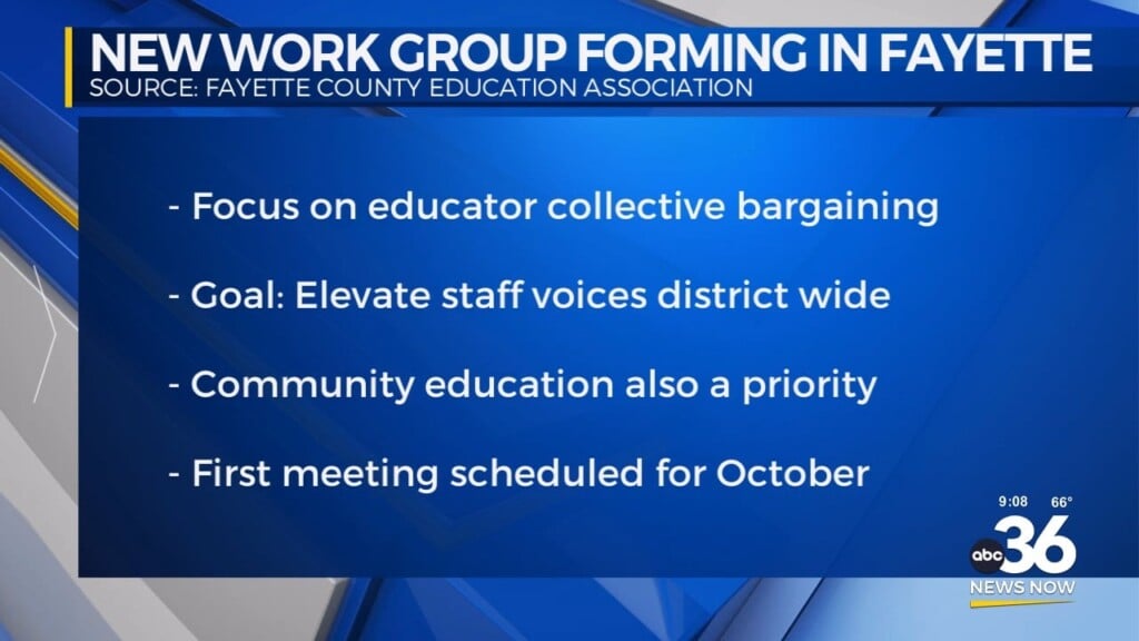 New Work Group Forming In Fayette