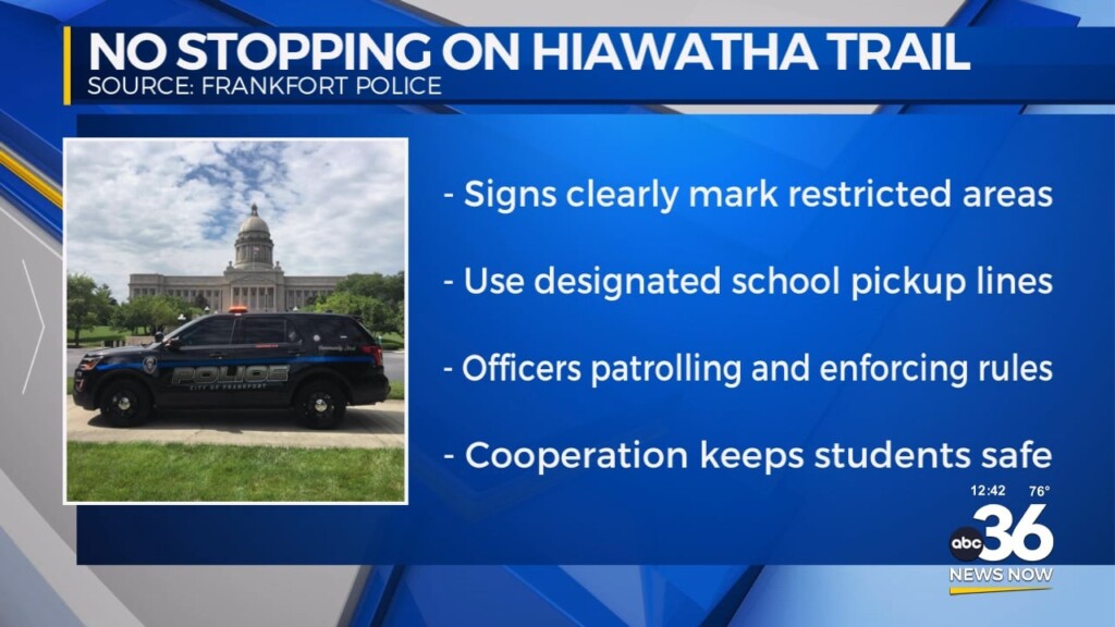 Frankfort Police Issue Safety Reminder For Student's Parents And Guardians