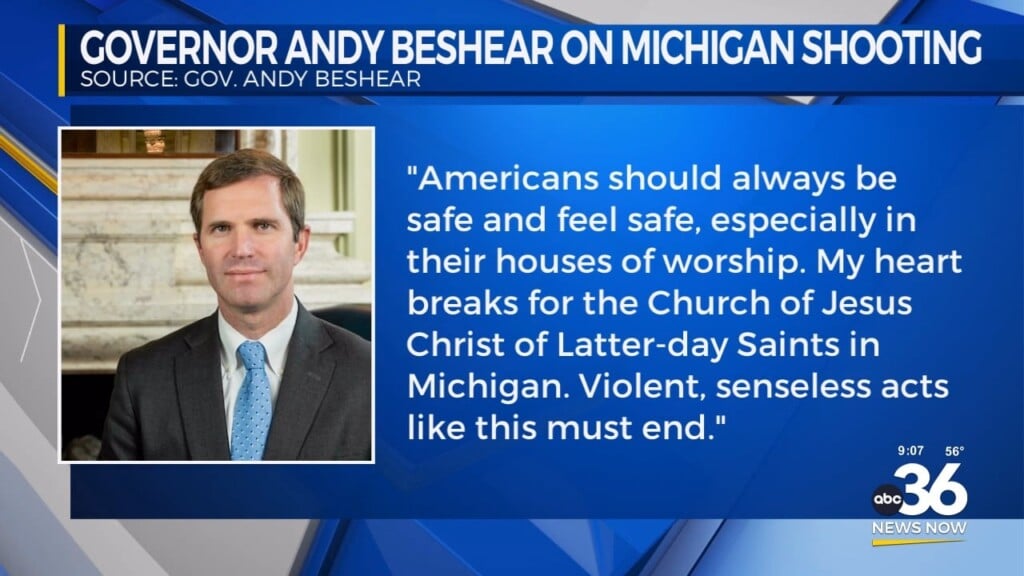 Governor Andy Beshear On Michigan Shooting