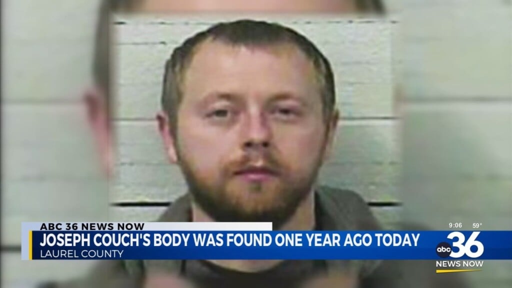 Joesph Couch's Body Was Found One Year Ago Today