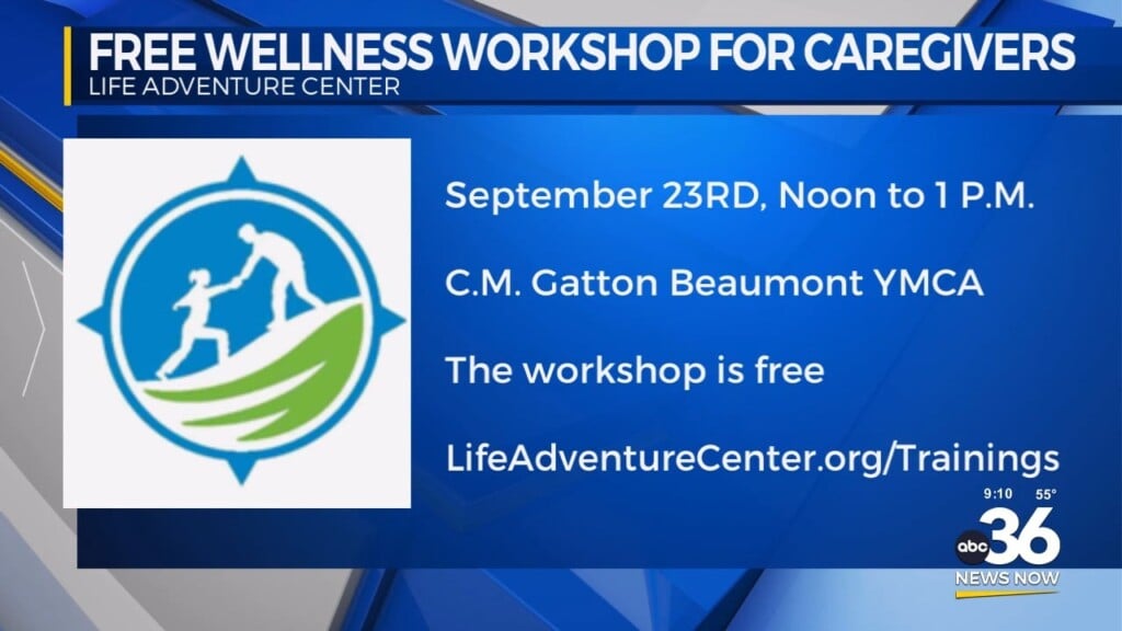 Free Caregiver Wellness Workshop Offered By Life Adventure Center In Lexington