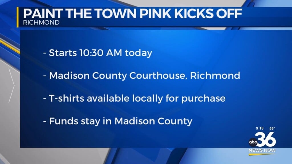 Paint The Town Pink Kicks Off In Richmond