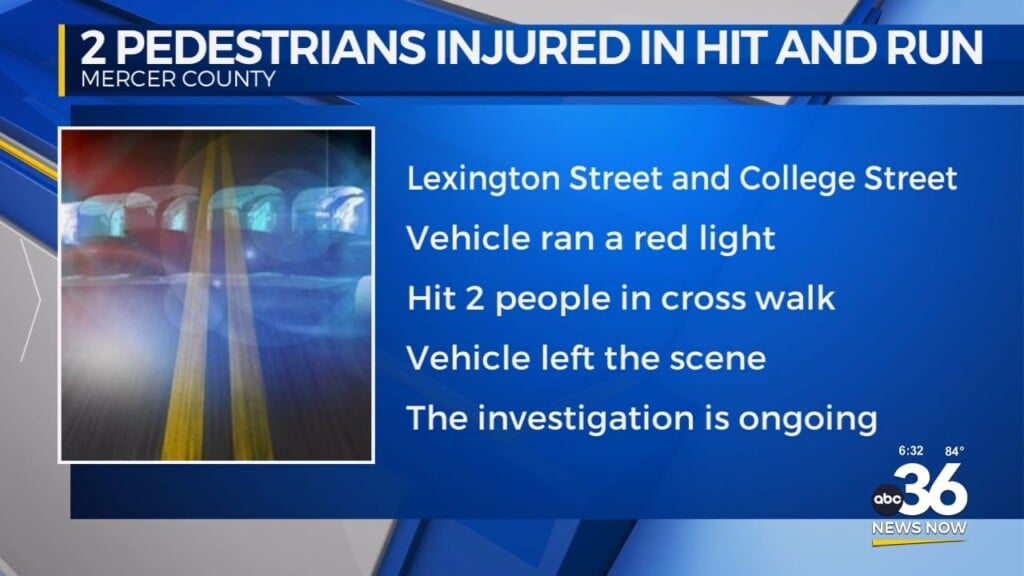 Hit And Run In Harrodsburg Injures Two Pedestrians At Lexington And College Streets