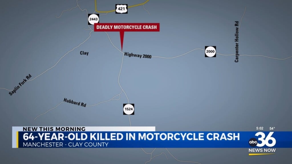 64 Year Old Dies In Motorcycle Crash