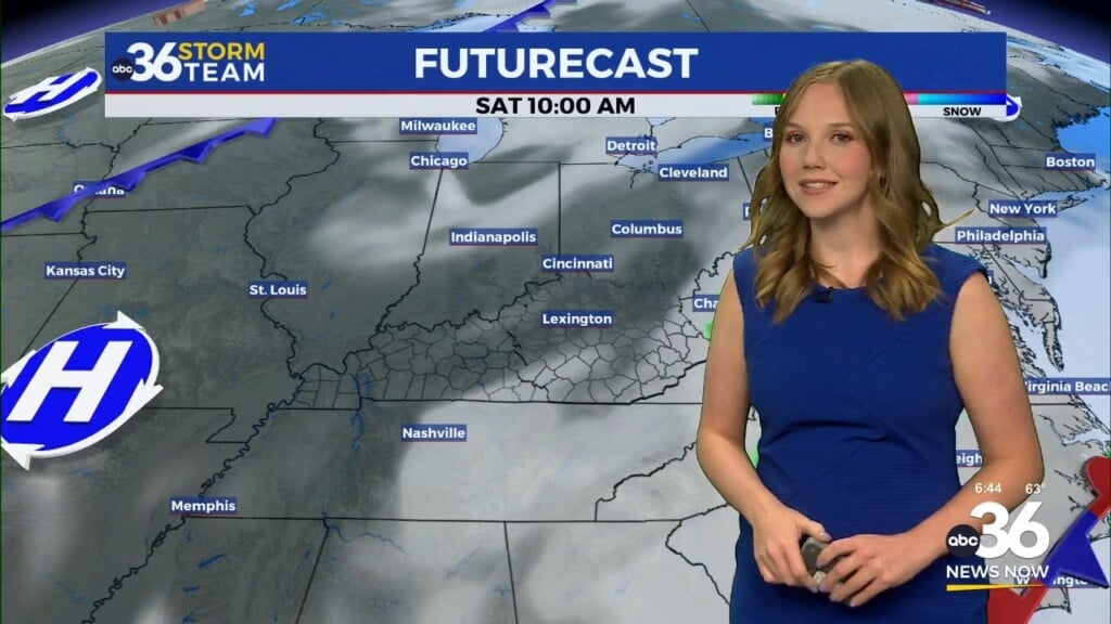 Rain Chances Almost Over With A Drier Weekend Ahead