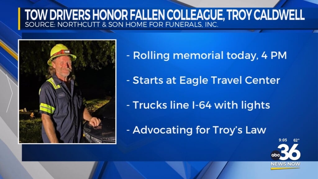 Tow Drivers Honor Fallen Colleague