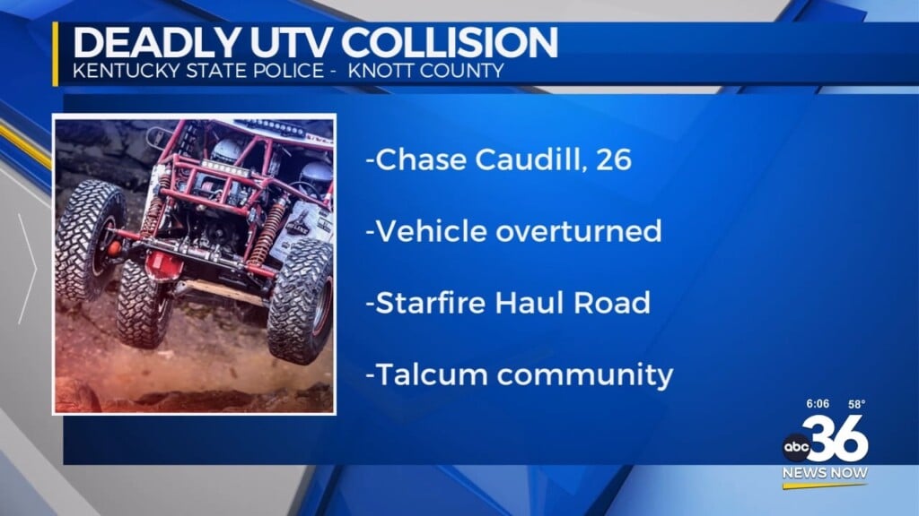 Man Dies In Utv Crash