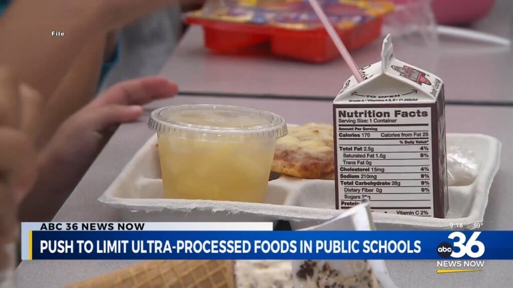 A Push To Limit Ultra Processed Foods In Public Schools