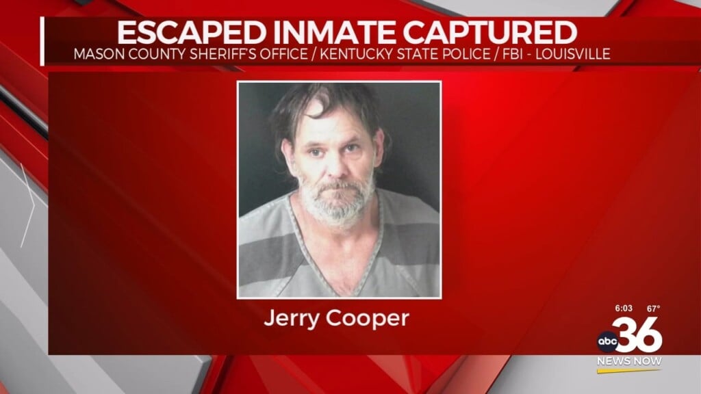 Escaped Murder For Hire Inmate Captured
